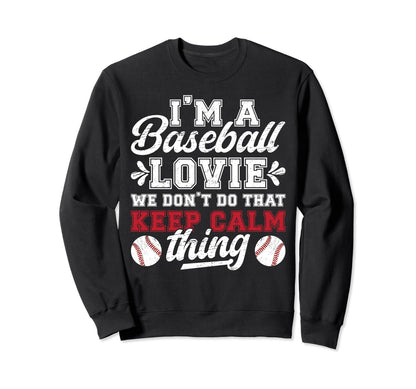 Im Baseball Lovie Grandma Lovie Sweatshirt - Unique Graphic Unisex - T-Shirt, Sweatshirt, Hoodie