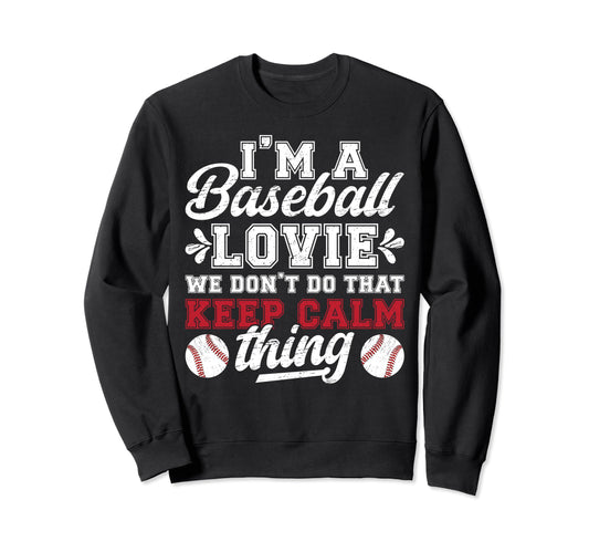 Im Baseball Lovie Grandma Lovie Sweatshirt - Unique Graphic Unisex - T-Shirt, Sweatshirt, Hoodie