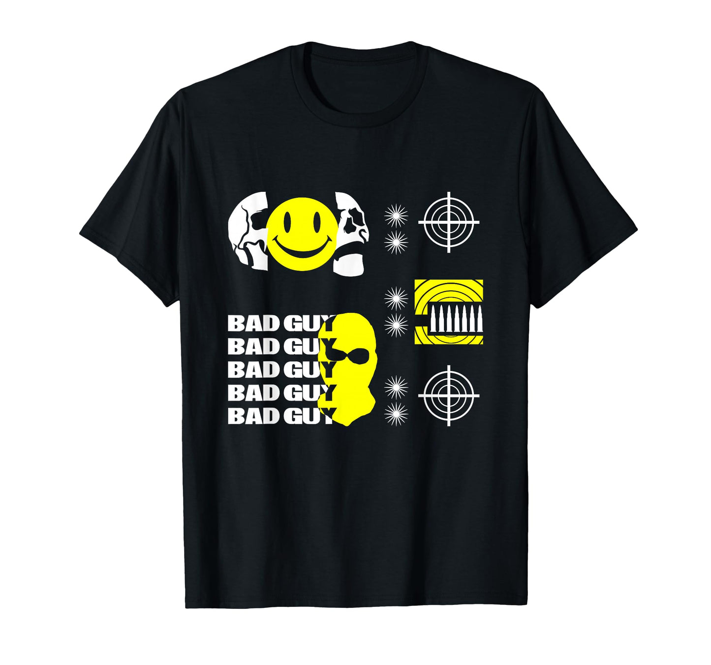 Bad Guy Aesthetic Edgy Streetwear T-Shirt - Graphic Print for Adults - T-Shirt, Sweatshirt, Hoodie