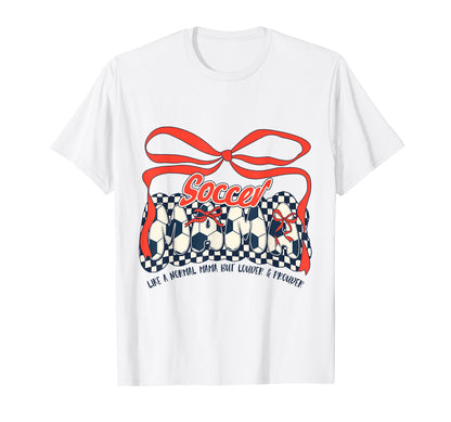 Soccer Mom Game Day Checkered T-Shirt - Custom Art Print Men Women - T-Shirt, Sweatshirt, Hoodie