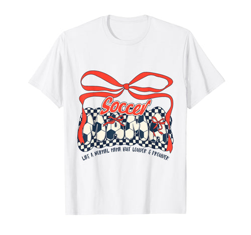 Soccer Mom Game Day Checkered T-Shirt - Custom Art Print Men Women - T-Shirt, Sweatshirt, Hoodie