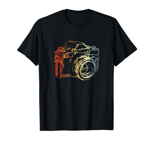 Analog Photography Camera Drawing T-Shirt - Casual Everyday Wear Unisex - T-Shirt, Sweatshirt, Hoodie