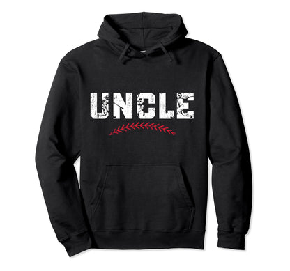 Uncle Proud Baseball Uncle Baseball Hoodie - Minimalist Print Men Women - T-Shirt, Sweatshirt, Hoodie