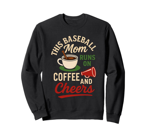 Baseball Mom Dugout Life Game Day Sweatshirt - Graphic Print Men Women - T-Shirt, Sweatshirt, Hoodie