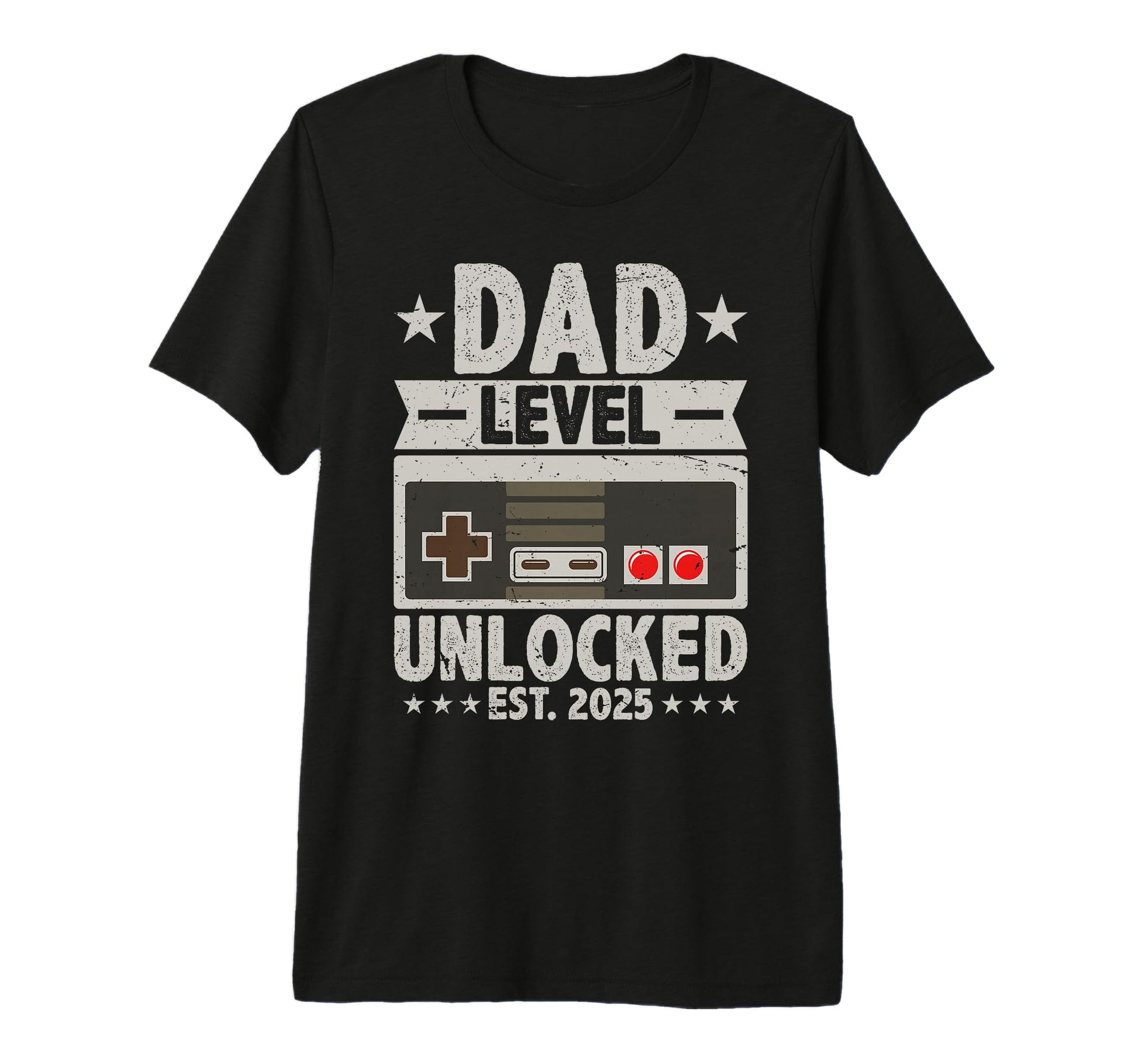 Dad Level Unlocked New Dad Controller T-Shirt - Trendy Graphic Men Women - T-Shirt, Sweatshirt, Hoodie