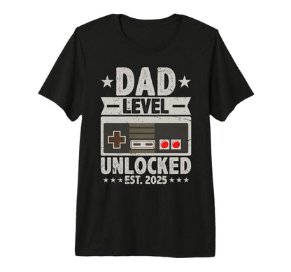 Dad Level Unlocked New Dad Controller T-Shirt - Trendy Graphic Men Women - T-Shirt, Sweatshirt, Hoodie