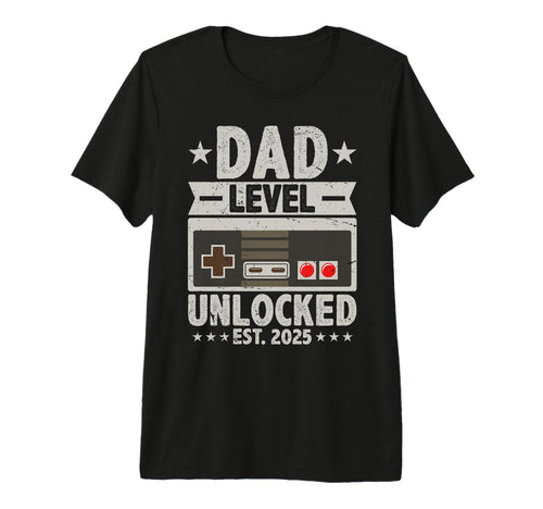 Dad Level Unlocked New Dad Controller T-Shirt - Trendy Graphic Men Women - T-Shirt, Sweatshirt, Hoodie