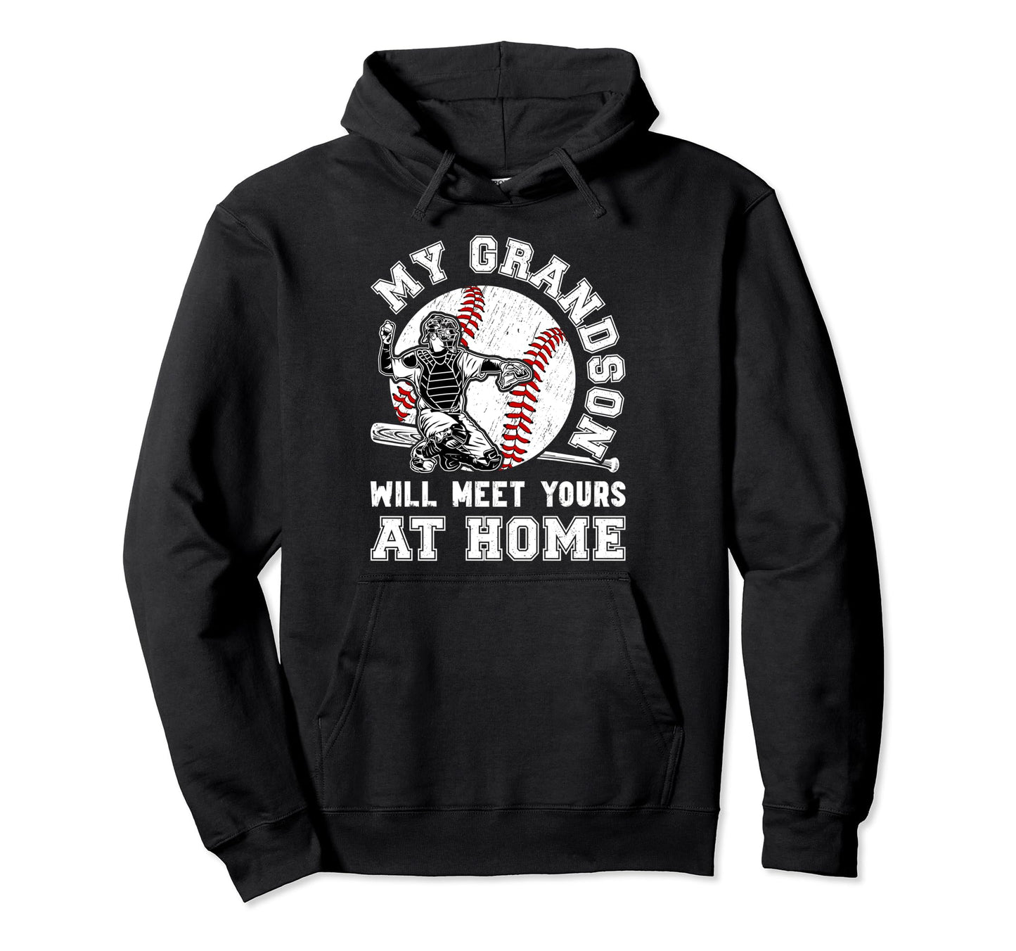 Home Baseball Catcher Nana Baseball Hoodie - Minimalist Print Men Women - T-Shirt, Sweatshirt, Hoodie