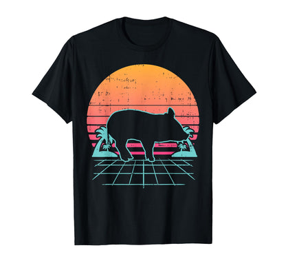 Pig Vaporwave Aesthetic 80S Farm Animal T-Shirt - Novelty Apparel Unisex - T-Shirt, Sweatshirt, Hoodie