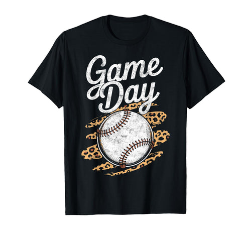 Baseball Game Day Mom Grandma Animal T-Shirt - Graphic Print Men Women - T-Shirt, Sweatshirt, Hoodie