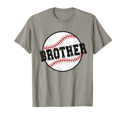Baseball Brother Baseball Player Brother T-Shirt - Unique Graphic Unisex - T-Shirt, Sweatshirt, Hoodie