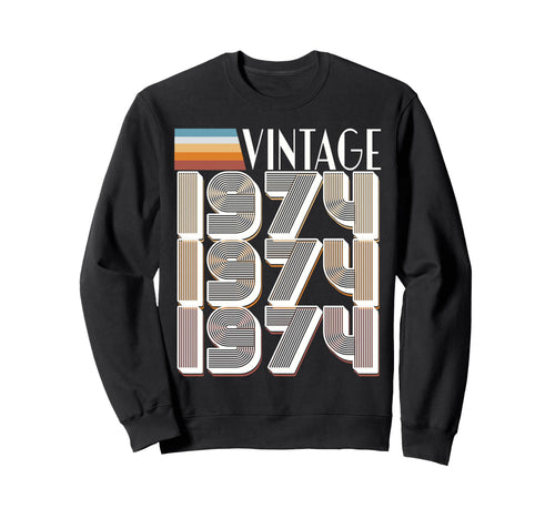 1974 49Th Birthday Sweatshirt - Aesthetic Graphic Men Women - T-Shirt, Sweatshirt, Hoodie