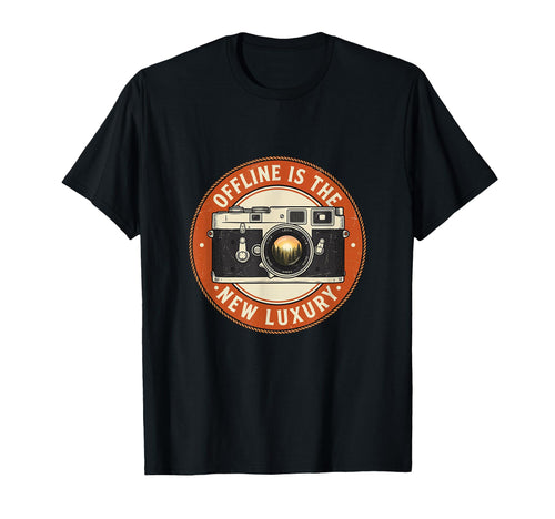 Offline Is New Luxury Camera Digital T-Shirt - Novelty Apparel Men Women - T-Shirt, Sweatshirt, Hoodie