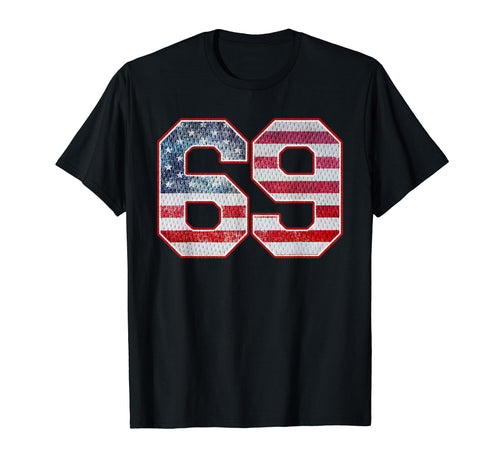Jersey Player Number 69 Personalized T-Shirt - Trendy Graphic Men Women - T-Shirt, Sweatshirt, Hoodie