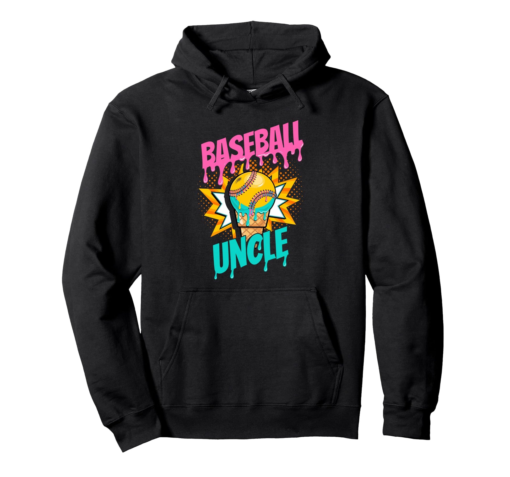 Baseball Uncle Baseball Uncle Hoodie - Unique Graphic for Adults - T-Shirt, Sweatshirt, Hoodie