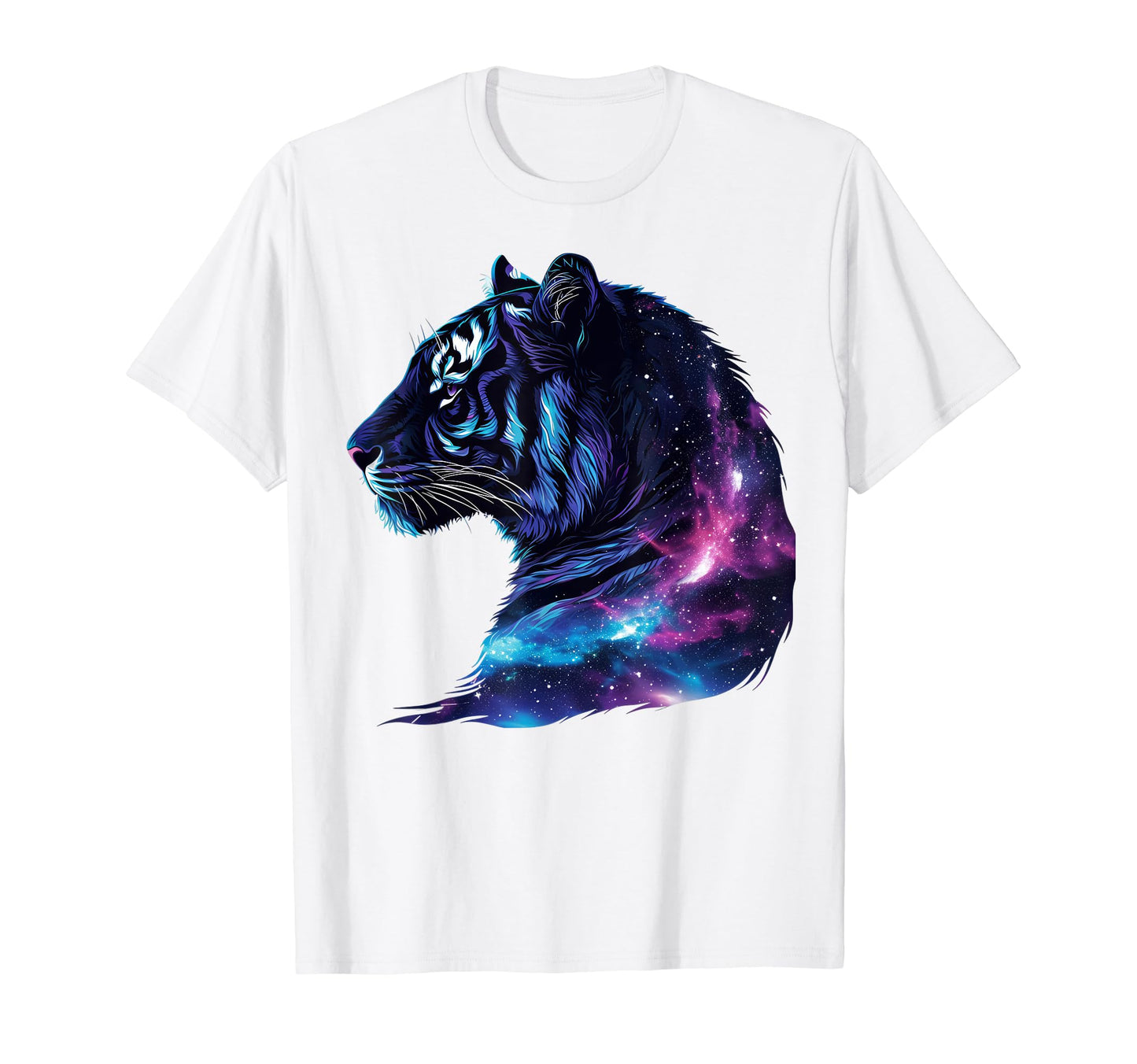 Tiger Space Galactic Streetwear Vaporwave T-Shirt - Graphic Print Men Women - T-Shirt, Sweatshirt, Hoodie