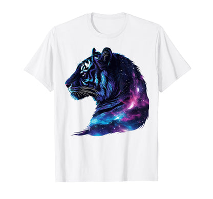 Tiger Space Galactic Streetwear Vaporwave T-Shirt - Graphic Print Men Women - T-Shirt, Sweatshirt, Hoodie