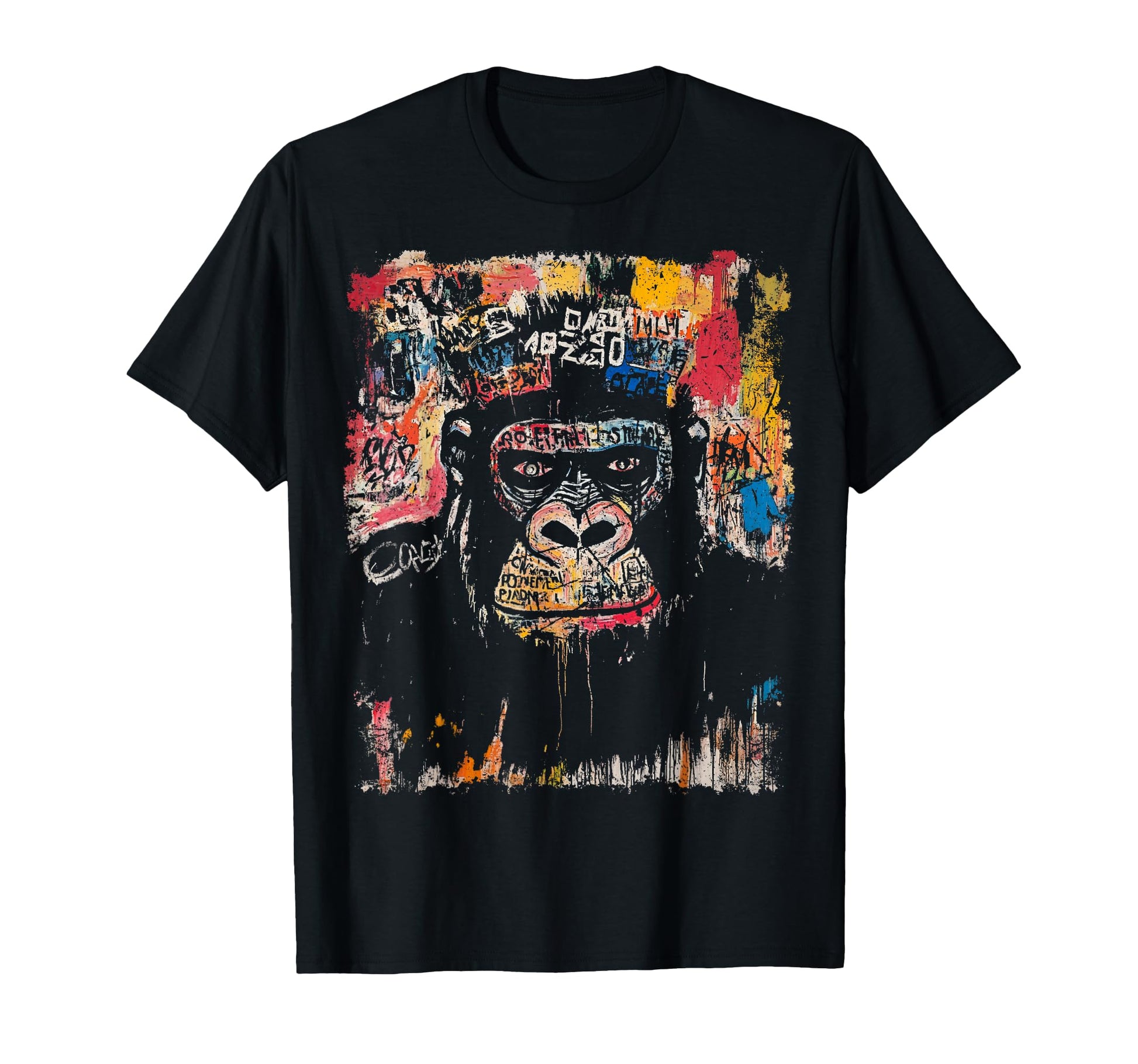 Pop Art Gorilla 90S Graffiti T-Shirt - Trendy Graphic for Adults - T-Shirt, Sweatshirt, Hoodie