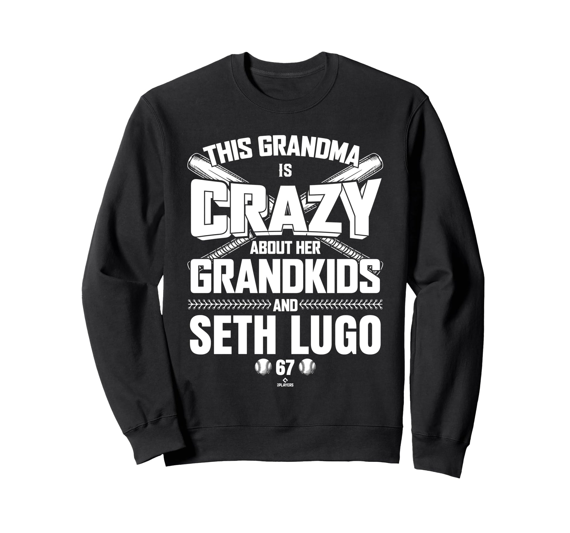 Grandma Crazy Seth Lugo Kansas Sweatshirt - Aesthetic Graphic for Adults - T-Shirt, Sweatshirt, Hoodie