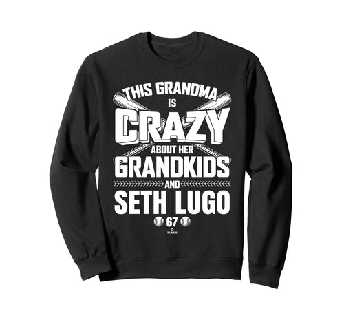 Grandma Crazy Seth Lugo Kansas Sweatshirt - Aesthetic Graphic for Adults - T-Shirt, Sweatshirt, Hoodie