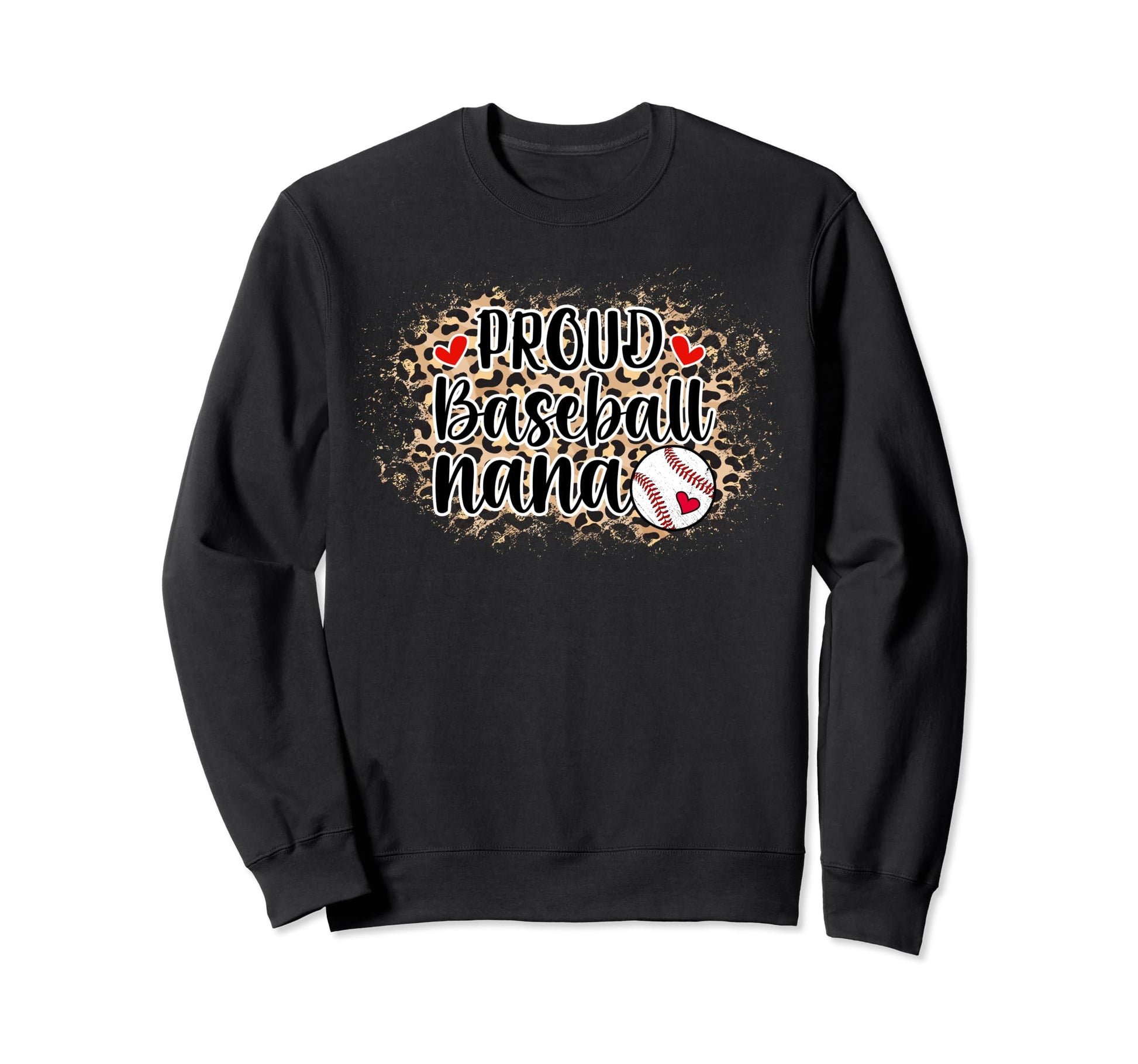 Proud Baseball Nana Grandma Nana Sweatshirt - Aesthetic Graphic Men Women - T-Shirt, Sweatshirt, Hoodie