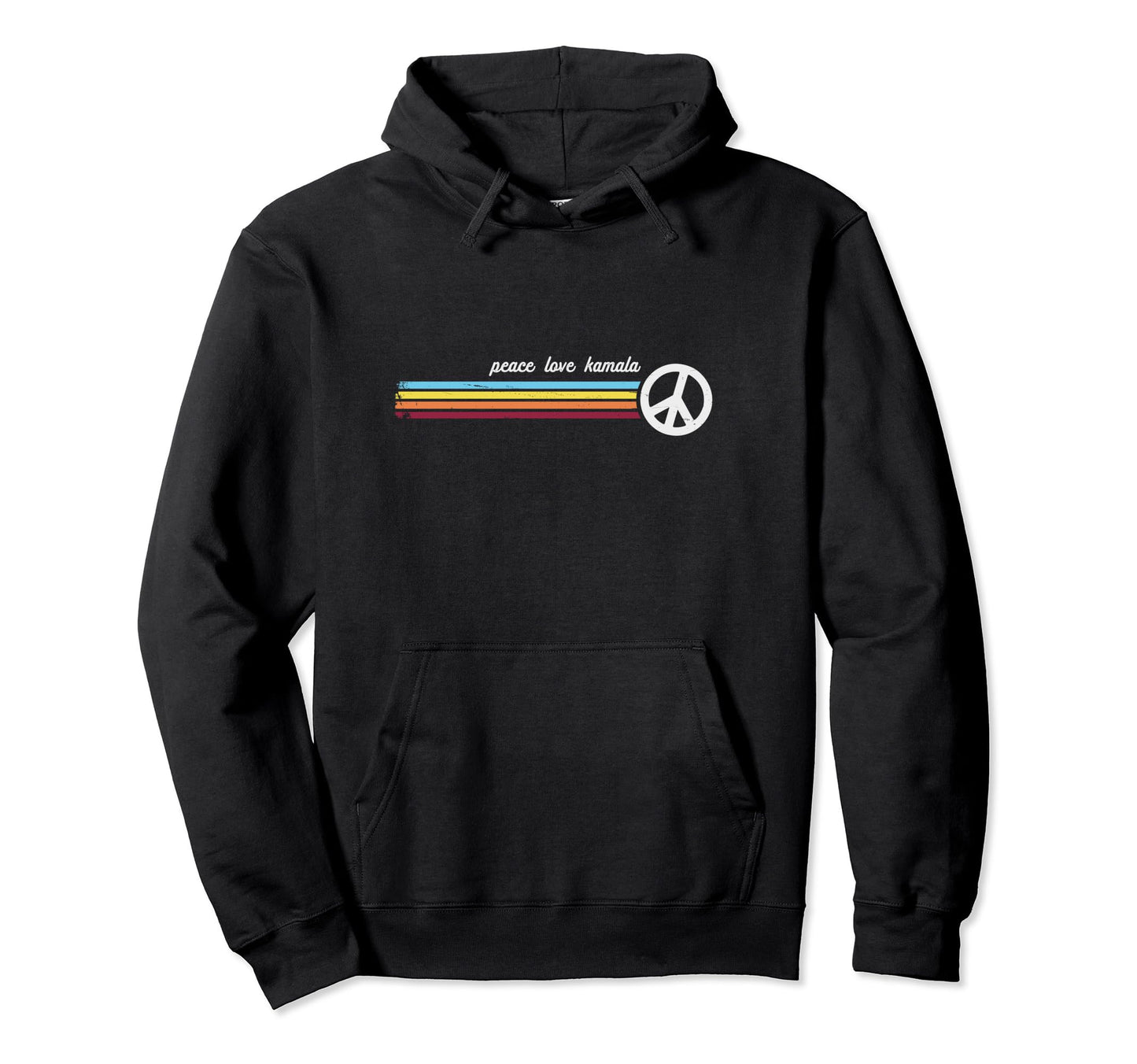 Peace Love Kamala Hoodie - Aesthetic Graphic Unisex - T-Shirt, Sweatshirt, Hoodie