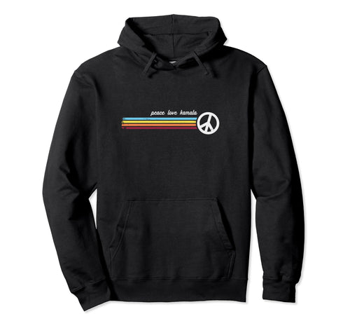 Peace Love Kamala Hoodie - Aesthetic Graphic Unisex - T-Shirt, Sweatshirt, Hoodie