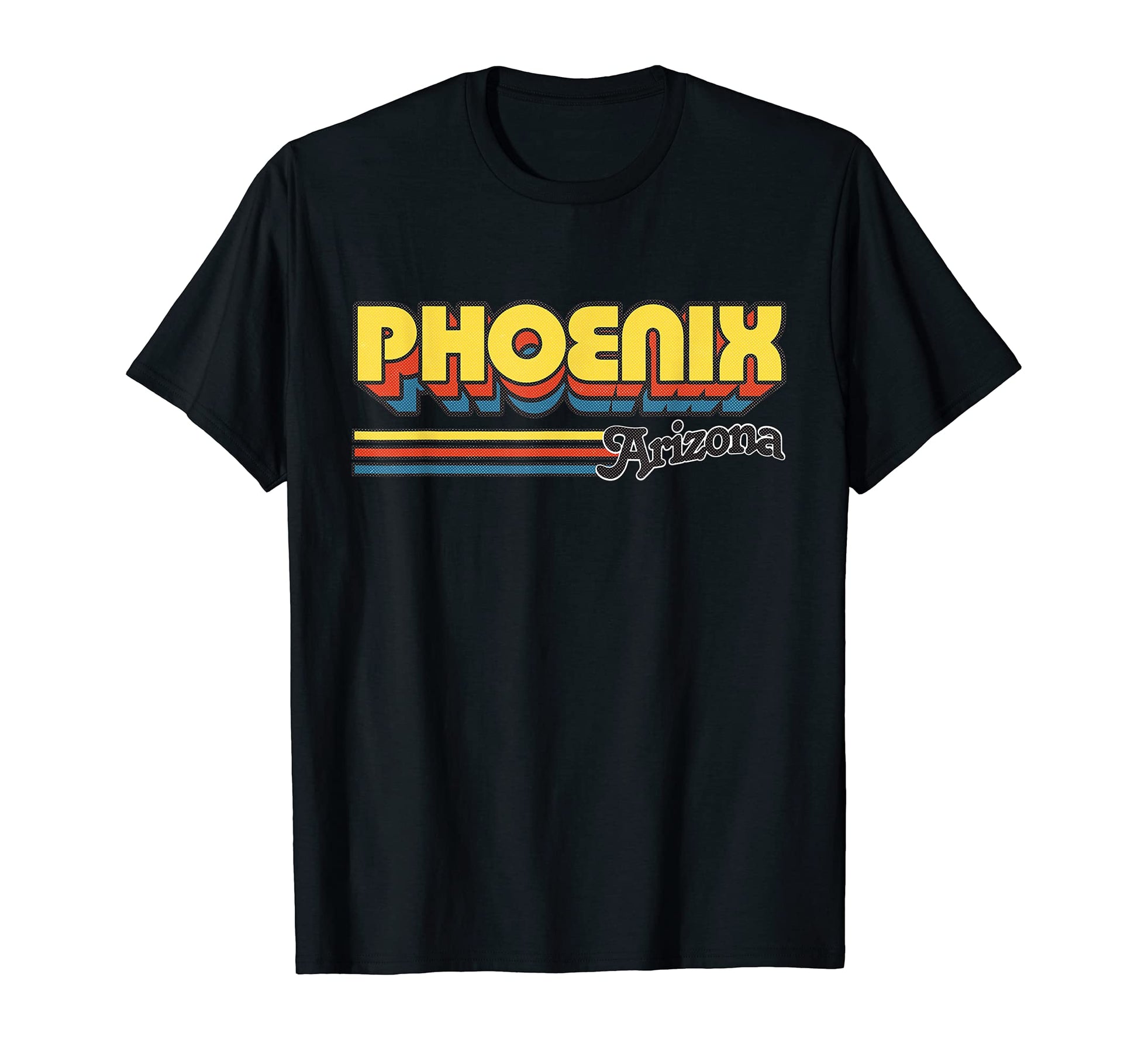 Phoenix Arizona Stripes 70S T-Shirt - Streetwear Style for Adults - T-Shirt, Sweatshirt, Hoodie