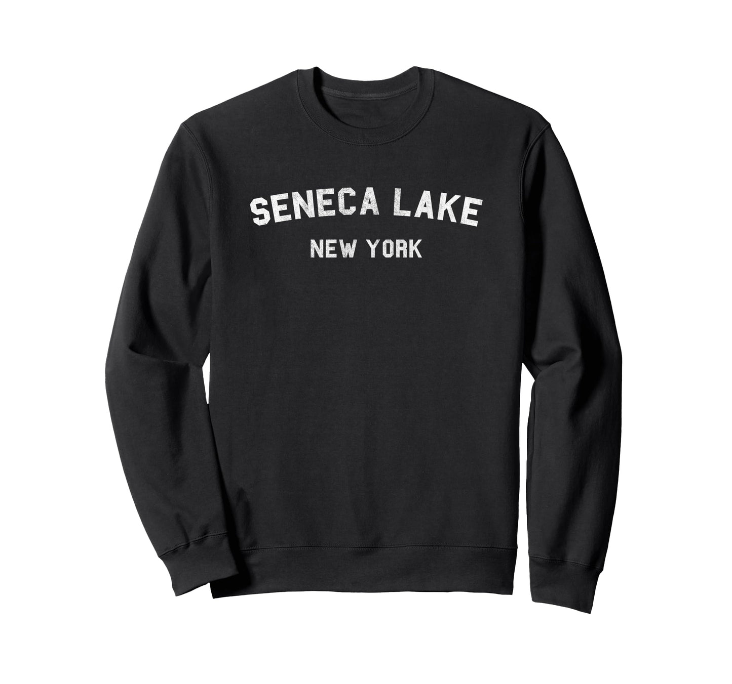 Varsity Seneca Lake New York Sweatshirt - Trendy Graphic Unisex - T-Shirt, Sweatshirt, Hoodie