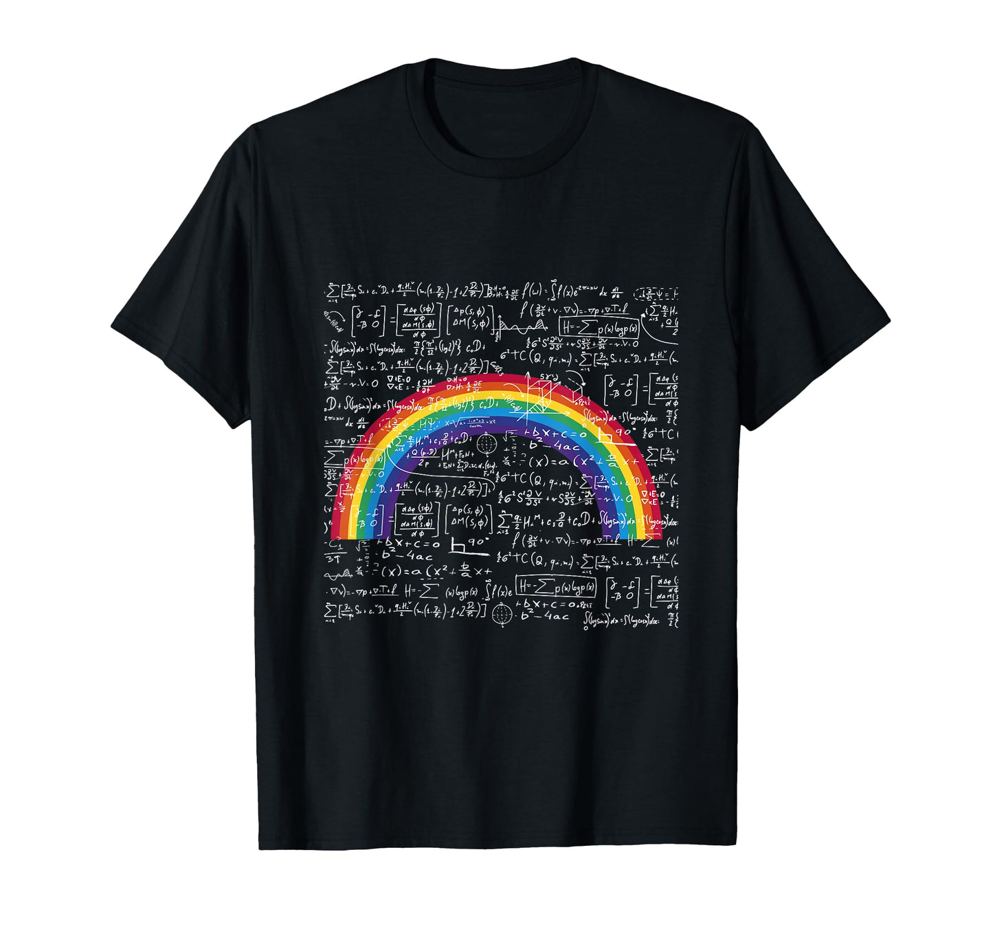 Rainbow Math Equation Teacher Nerd Lgbt T-Shirt - Trendy Graphic Unisex - T-Shirt, Sweatshirt, Hoodie