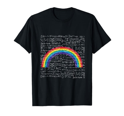 Rainbow Math Equation Teacher Nerd Lgbt T-Shirt - Trendy Graphic Unisex - T-Shirt, Sweatshirt, Hoodie