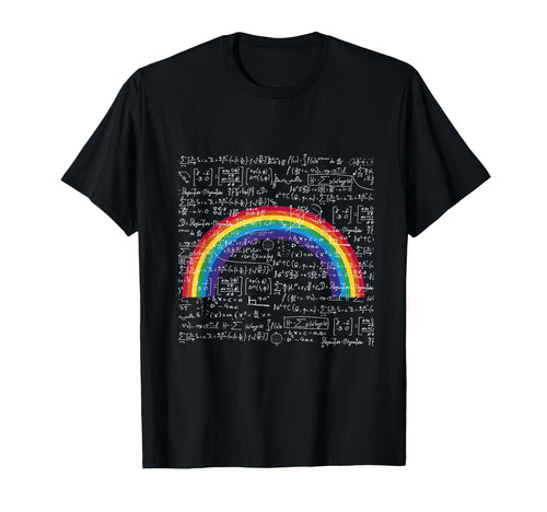 Rainbow Math Equation Teacher Nerd Lgbt T-Shirt - Trendy Graphic Unisex - T-Shirt, Sweatshirt, Hoodie