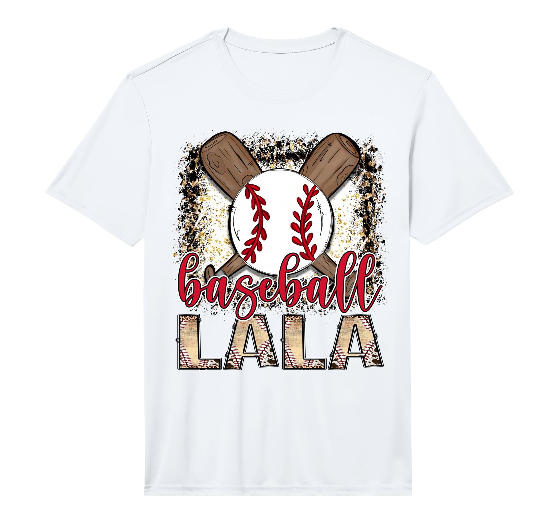 Baseball Lala Leopard Proud Ball Lala T-Shirt - Minimalist Print Unisex - T-Shirt, Sweatshirt, Hoodie