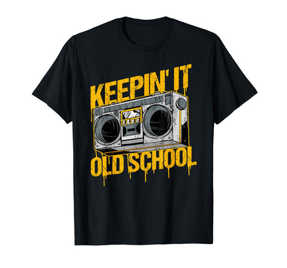 Old School Hip Hop 80S 90S Mixtape T-Shirt - Custom Art Print Men Women - T-Shirt, Sweatshirt, Hoodie