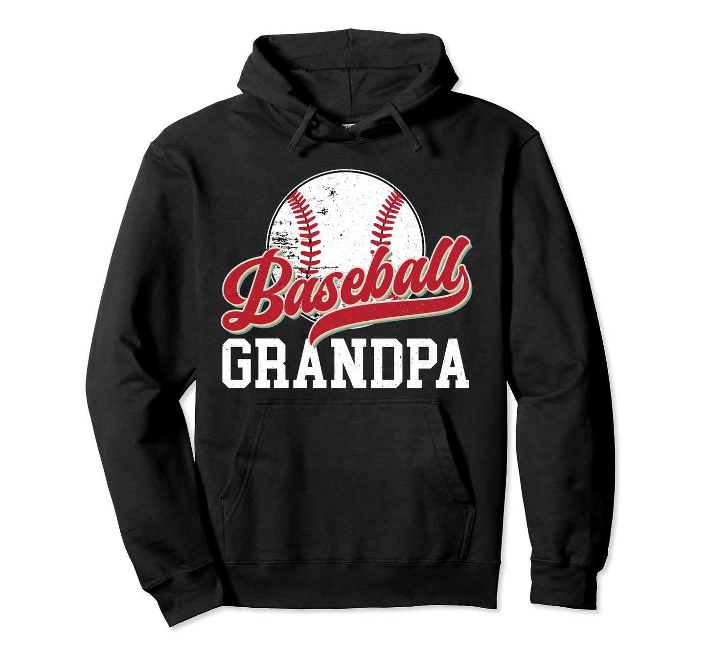 Baseball Grandpa Baseball Player Grandfather Hoodie - Unique Graphic Unisex - T-Shirt, Sweatshirt, Hoodie
