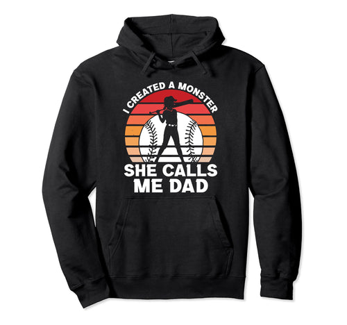 Softball Dad Funny Softball Game Daddy Hoodie - Unique Graphic Men Women - T-Shirt, Sweatshirt, Hoodie