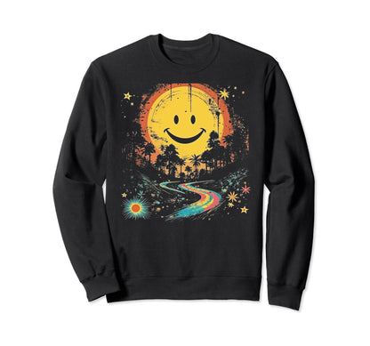 Sun Boho Groovy Sunshine Grunge 17 Sweatshirt - Trendy Graphic Men Women - T-Shirt, Sweatshirt, Hoodie