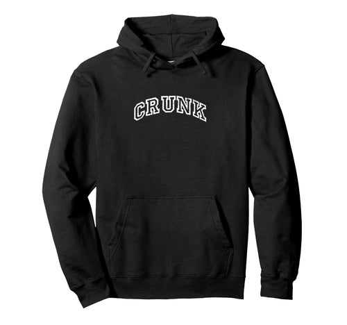 Crunk Minimalist Inspired Varsity Hoodie - Casual Everyday Wear for Adults - T-Shirt, Sweatshirt, Hoodie