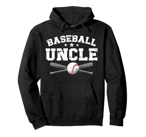 Best Baseball Uncle Baseball Player Hoodie - Unique Graphic for Adults - T-Shirt, Sweatshirt, Hoodie
