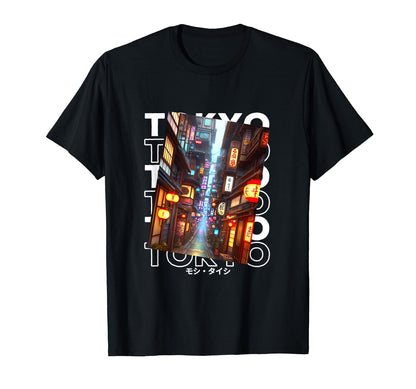 90S Lofi Tokyo Japanese Streetwear T-Shirt - Aesthetic Graphic Men Women - T-Shirt, Sweatshirt, Hoodie