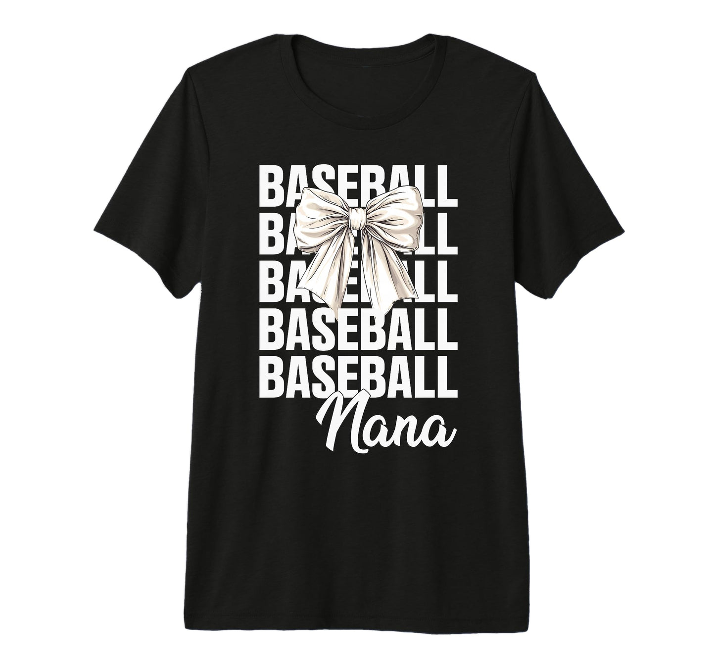 Baseball Nana Baseball Player Stylish T-Shirt - Custom Art Print Unisex - T-Shirt, Sweatshirt, Hoodie