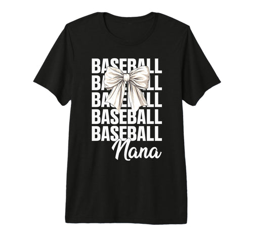 Baseball Nana Baseball Player Stylish T-Shirt - Custom Art Print Unisex - T-Shirt, Sweatshirt, Hoodie