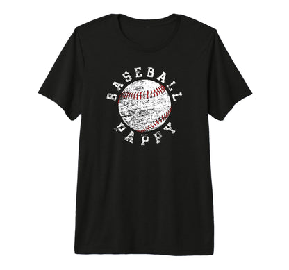 Mens Baseball Pappy Grandpa Best Pappy T-Shirt - Unique Graphic for Adults - T-Shirt, Sweatshirt, Hoodie