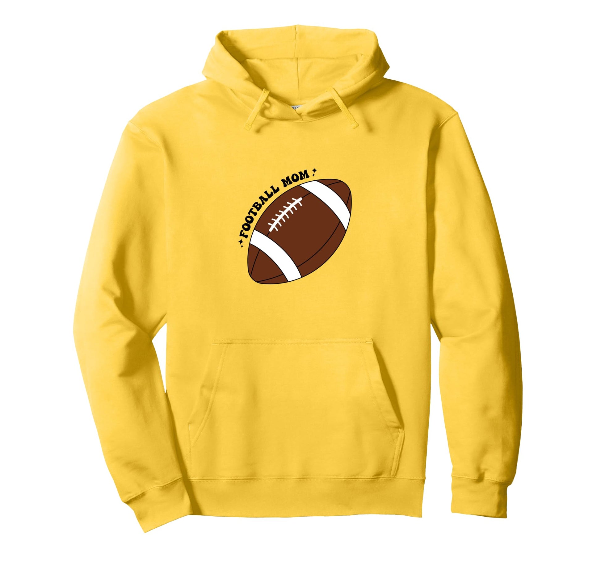 Proud Football Mom Game Day Mothers Hoodie - Minimalist Print for Adults - T-Shirt, Sweatshirt, Hoodie