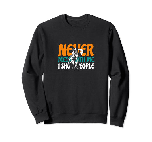 I Shoot People Photography Funny Sweatshirt - Minimalist Print for Adults - T-Shirt, Sweatshirt, Hoodie