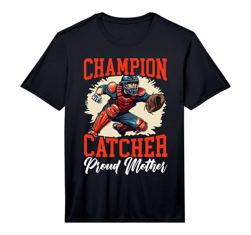 Mens Baseball Catcher Mama Best Mom Ever T-Shirt - Trendy Graphic Unisex - T-Shirt, Sweatshirt, Hoodie