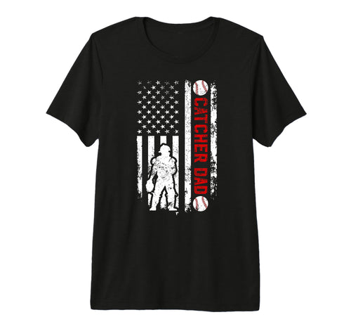 Mens Baseball Catcher Dad Baseball T-Shirt - Aesthetic Graphic Unisex - T-Shirt, Sweatshirt, Hoodie