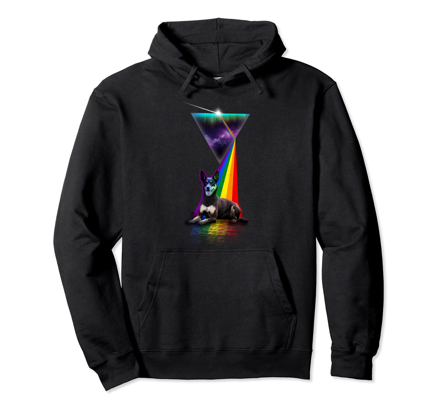 Prism Australian Kelpie Hoodie - Streetwear Style for Adults - T-Shirt, Sweatshirt, Hoodie