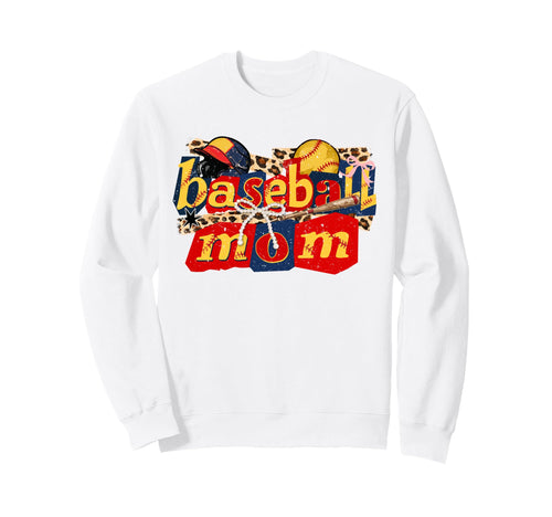 Baseball Mom Coquette Bow Sweatshirt - Aesthetic Graphic Men Women - T-Shirt, Sweatshirt, Hoodie
