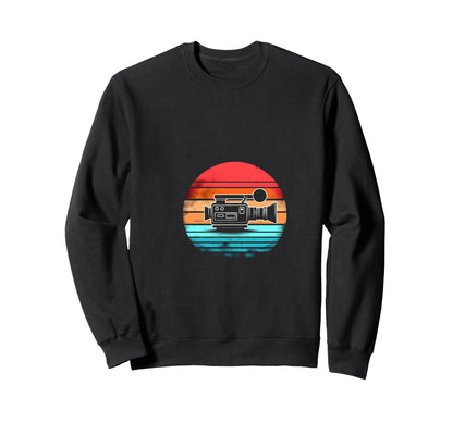Camera Sunset T-Shirt - Graphic Print for Adults - T-Shirt, Sweatshirt, Hoodie